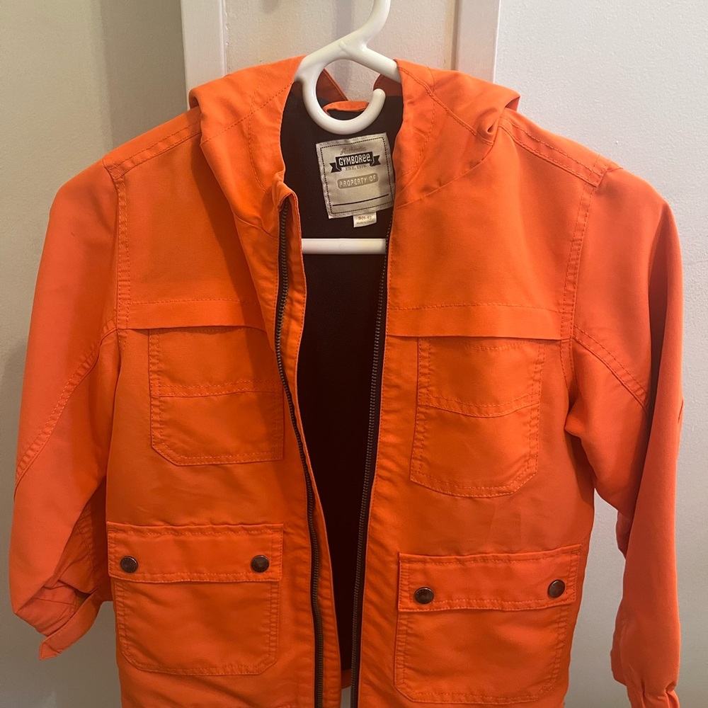 Timberland Orange Hooded Jacket